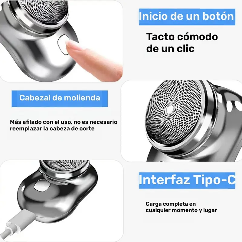 Mini Afeitador Portátil