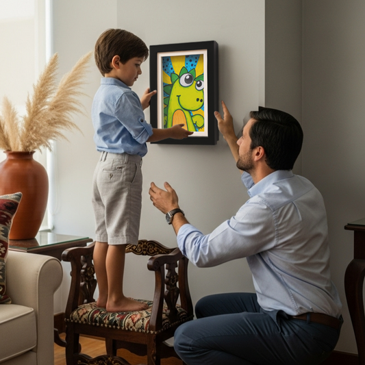 Marco de Arte – Exhibidor de Dibujos Infantiles